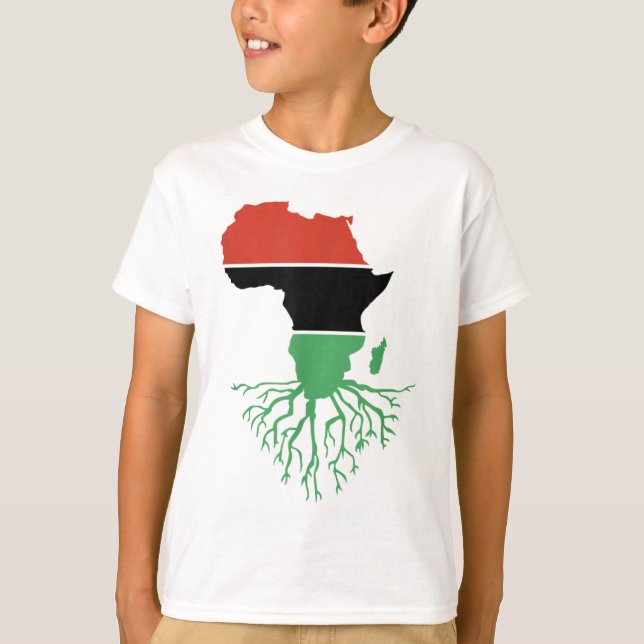 Black History Month African Roots Empowerment Mela T-Shirt (Front)