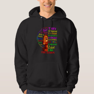 Black History Month African Woman Afro I Am The Hoodie