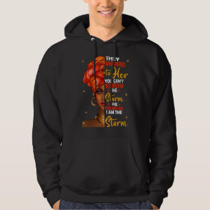 Black History Month  African Woman Afro I Am The S Hoodie