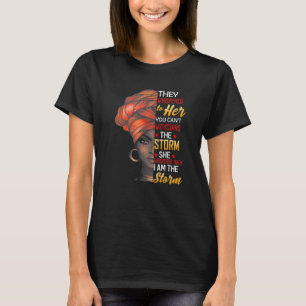Black History Month African Woman Afro I Am The S T-Shirt
