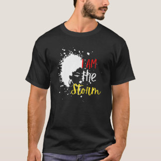 Black History Month African Woman Afro I Am The St T-Shirt
