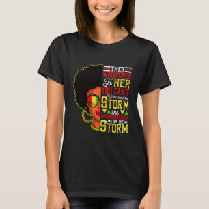 Black History Month African Woman Afro I Am The St T-Shirt