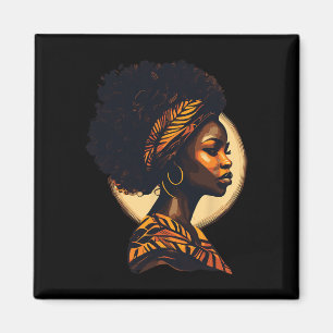 Black History Month - African Woman Magnet