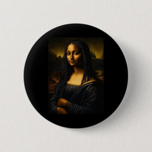 Black History Month Afro African American Melanin 6 Cm Round Badge