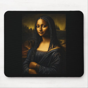 Black History Month Afro African American Melanin Mouse Mat