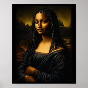 Black History Month Afro African American Melanin  Poster