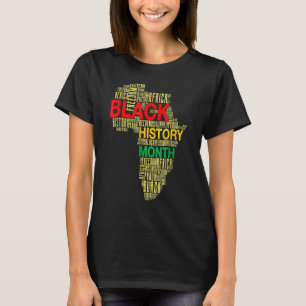 Black History Month Afro African Pride Boys Girls T-Shirt