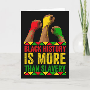 Black History Month Afro Black History Is More Tha Card
