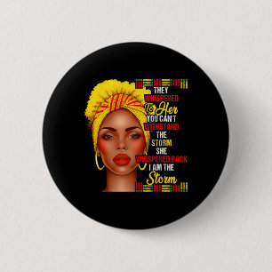 Black History Month Afro Black Women Girls I'm The 6 Cm Round Badge