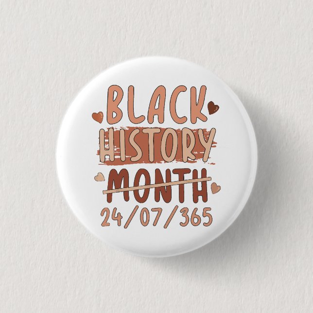 Black History Month Afro Melanin Black Women Afro  3 Cm Round Badge (Front)