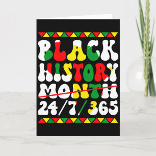 Black History Month Afro Melanin Black Women Afro Card