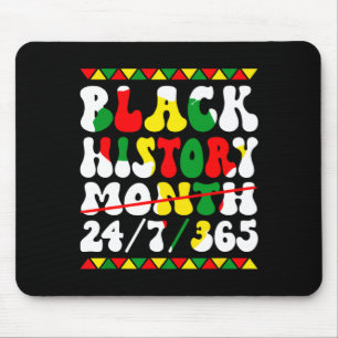 Black History Month Afro Melanin Black Women Afro  Mouse Mat