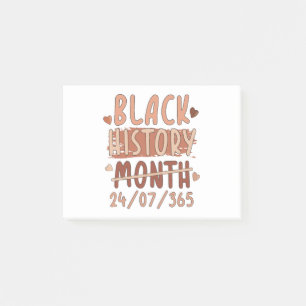 Black History Month Afro Melanin Black Women Afro Post-it Notes