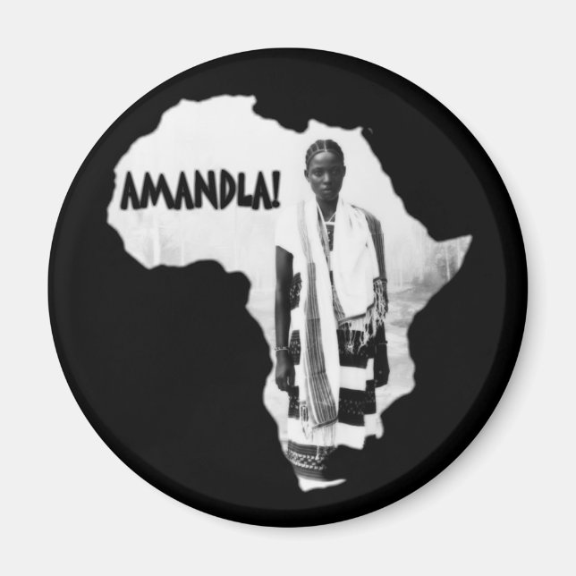 Black History Month - AMANDLA! Magnet (Front)