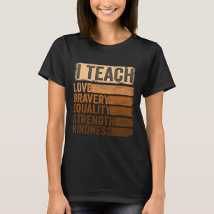 Black History Month Apparel I Teach Black History T-Shirt