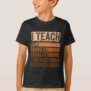 Black History Month Apparel I Teach Black History  T-Shirt