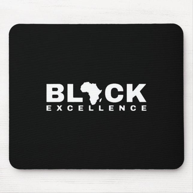 Black History Month Awareness Afro American Melani Mouse Mat (Front)