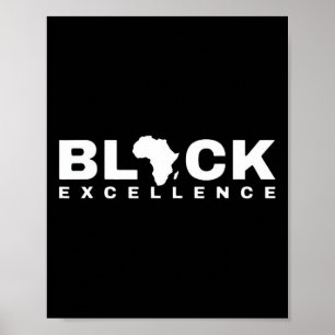 Black History Month Awareness Afro American Melani Poster