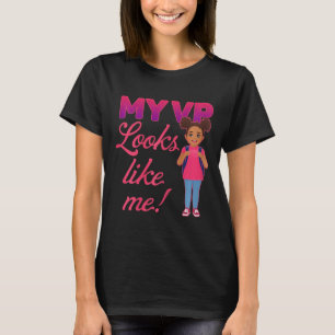 Black History Month-back Girl Toodlers My Vp Looks T-Shirt