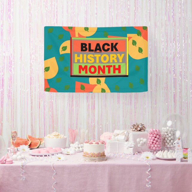 Black History Month Banner - Kids Love (Party)