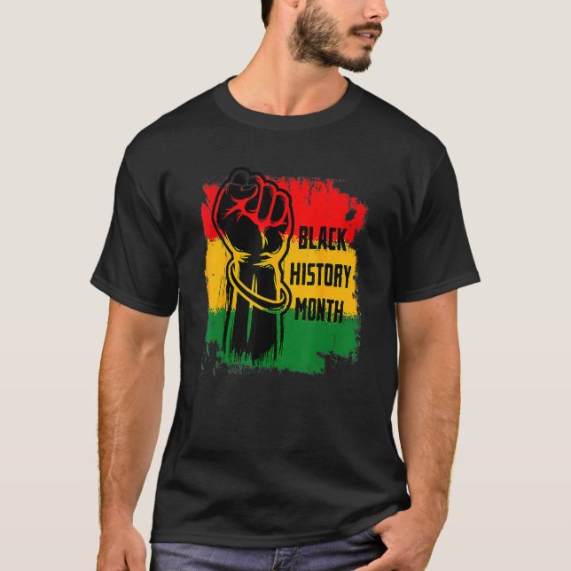 Black History Month BHM African For Men Women & Ki T-Shirt (Front)