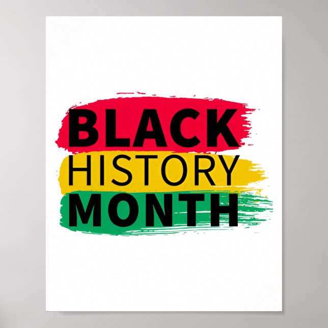 Black history month Bhm Poster (Front)