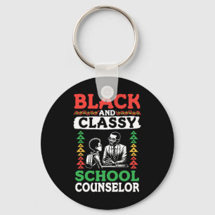 Black History Month Black And Cly School Registrar Key Ring