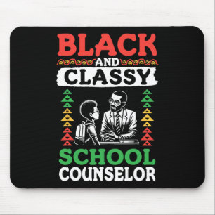 Black History Month Black And Cly School Registrar Mouse Mat