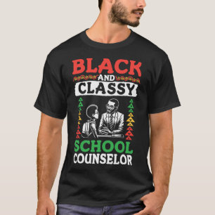 Black History Month Black And Cly School Registrar T-Shirt