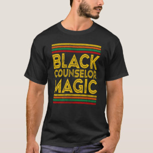Black History Month Black Counsellor Magic T-Shirt