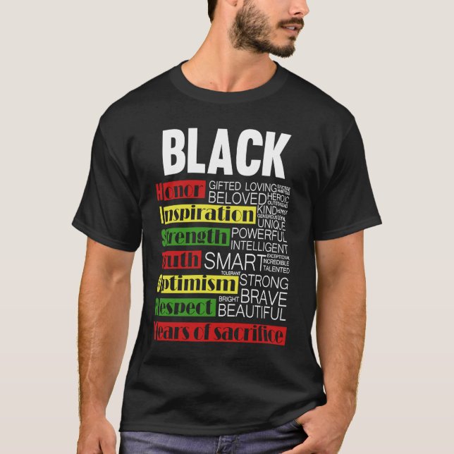Black History Month  Black History T-Shirt (Front)