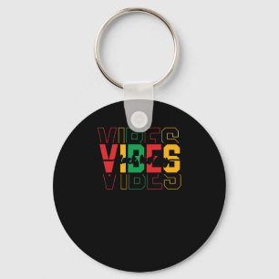 Black History Month - Black History Vibes Juneteen Key Ring