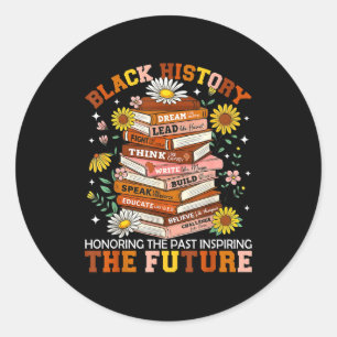 Black History Month Black Leaders African American Classic Round Sticker