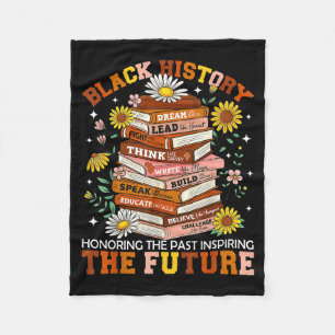 Black History Month Black Leaders African American Fleece Blanket