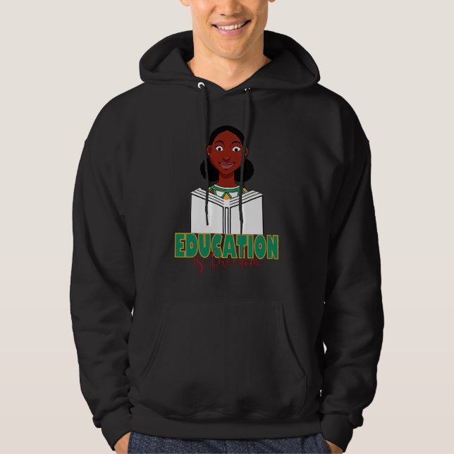 Black History Month Black Leaders African American Hoodie (Front)