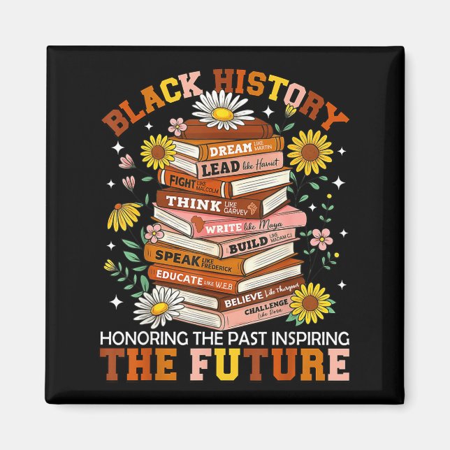 Black History Month Black Leaders African American Magnet (Front)