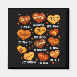 Black History Month Black Leaders African American Magnet