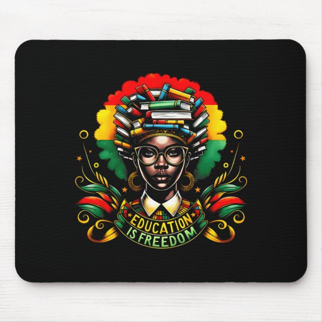 Black History Month Black Leaders African American Mouse Mat (Front)