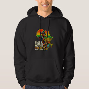 Black History Month Black Man Jazz Musician Junete Hoodie