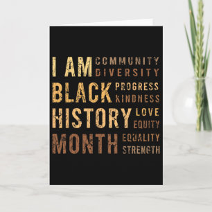 Black History Month Card