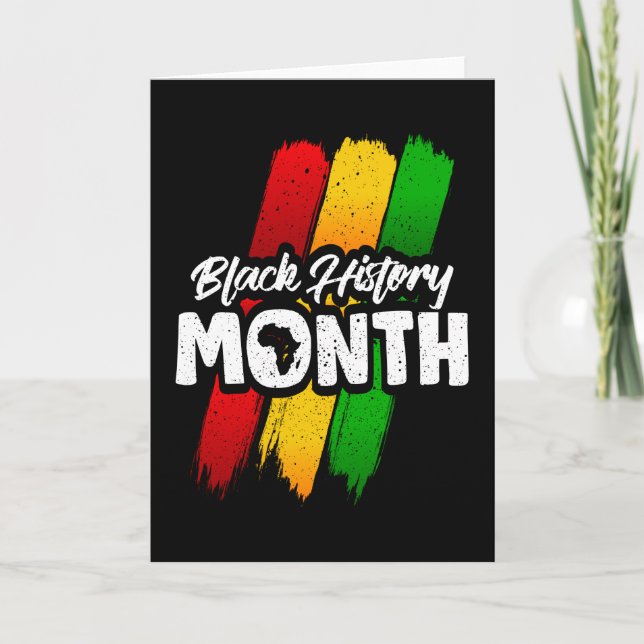 Black History Month Card (Front)