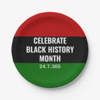 BLACK HISTORY MONTH Celebrate | Red Black Green