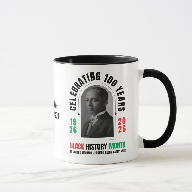 BLACK HISTORY MONTH Celebrating 100 Years BHM Mug (Right)