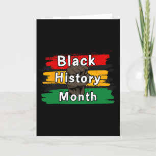 Black History Month Celebrating Rise Together 1 Card
