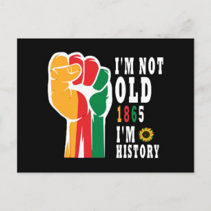 Black History Month Celebrating Rise Together Holiday Postcard