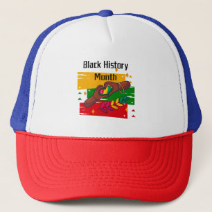 Black History Month Celebrating Rise Together Trucker Hat