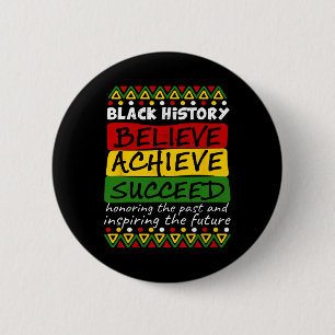Black History Month Celebration African American H 6 Cm Round Badge