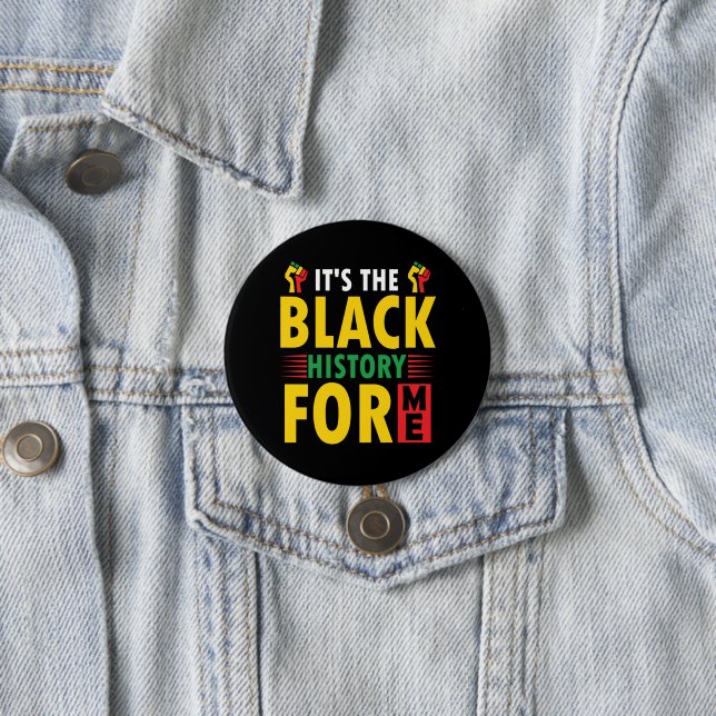 Black History Month Celebration Button (In Situ)