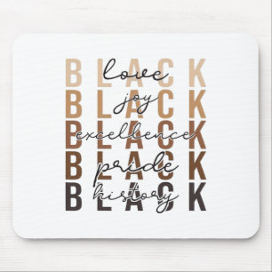 Black History Month Celebration Design African Ame Mouse Mat