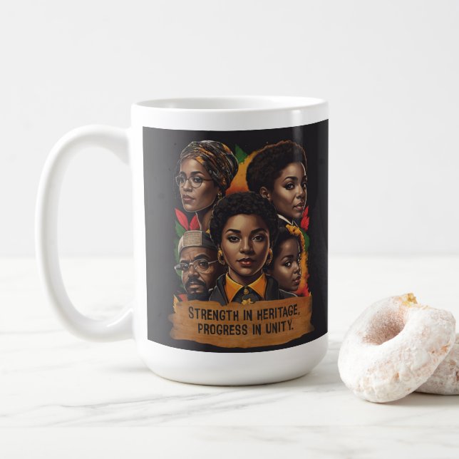 Black History Month Coffee Mug (With Donut)
